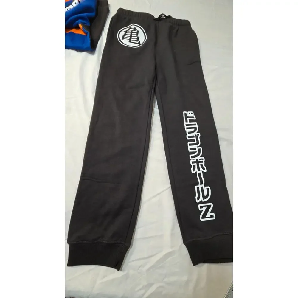Dragon Ball Z Goku 2 Piece Set Youth XL Sweatshirt Joggers Anime Outfit NWT Blk